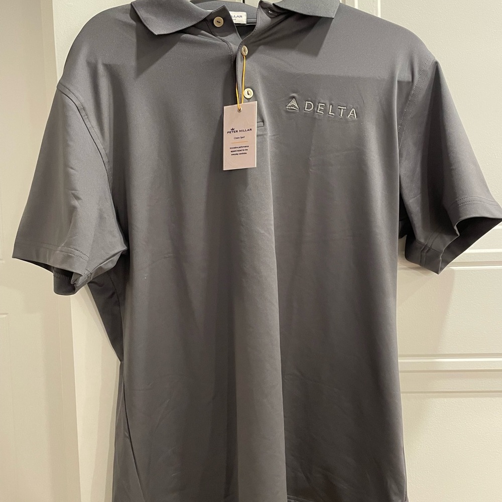 Delta Air Lines branded Peter Millar Polo